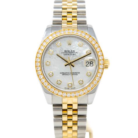 black mother of pearl rolex face ladies diamonds|rolex lady datejust 31 everose.